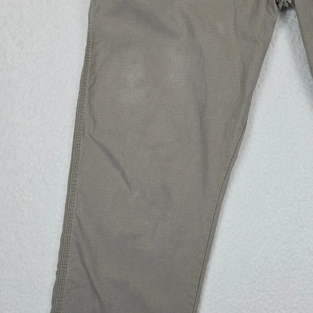 Wrangler Workwear Pants Mens 38x32 Khaki Tan Ripstop Utility Carpenter Trousers